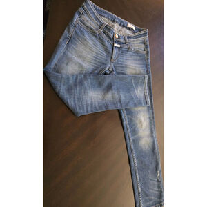 Rare Women's Vintage CLOSED Made in Italy Distressed Blue Skinny Jeans Size 26